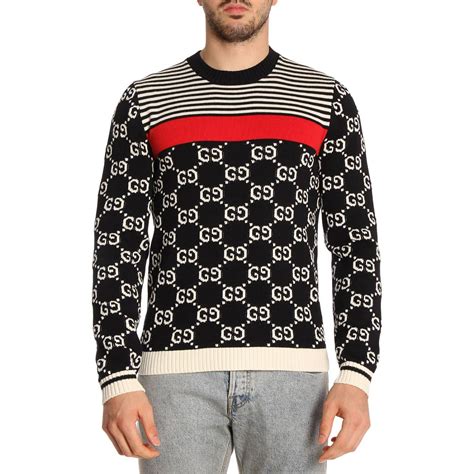 gucci mens cardigans|gucci jumper hoodie.